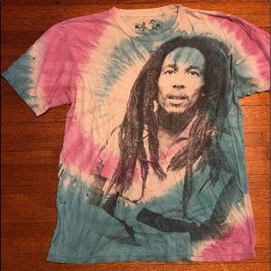 ❤️Rock Icons - Bob Marley Red, Yellow & Green - L